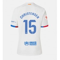 Barcelona Andreas Christensen #15 Replica Away Shirt Ladies 2023-24 Short Sleeve